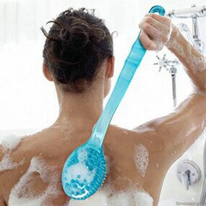 Långt handtag toalettartiklar tillbaka borste tillbaka kroppsbad dusch svamp skrubber exfoliating skrubba hud massage exfoliation Badrumsuppsättning tillbehör
