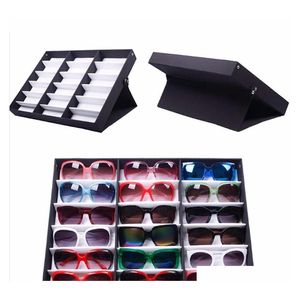 18Pcs Glasses Storage Display Case Box Eyeglass Sunglasses Optical Display Organizer Frames Spectacles Tray I3W0J Qqcrs