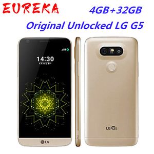 هواتف محمولة أصلية من LG G5 رباعية النواة 4GB RAM 32GB ROM شاشة 5.3 بوصة QHD IPS 16MP بصمة FDD LTE هاتف ذكي