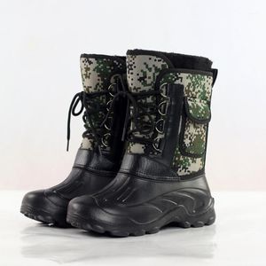 Boots Wholesale- Plus Size 46 2021 Outdoor Men Platform Waterproof Snow Casual Flat Fishing Shoes Ski Ankle Bota Masculina O17511