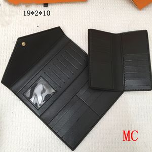 YQ 2pcs Set 2022 New Designer Luxury Long Wallets for Women Fashion L Classic Wallet Ladies Handbag Coin Pocket Cardhorder Leather242x
