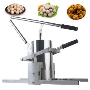 Household small stainless steel hand pressure meatball machine vegetable meatball machine stainless steel manual fishball extruder