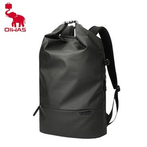 Oiwas män ryggsäck mode trender ungdom fritid reser skolbag pojkar högskolestudenter väskor dator väska ryggsäckar 211230