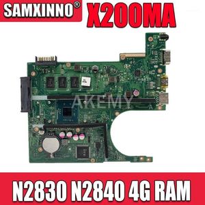 X200MA Motherboard REV2.1 لـ ASUS F200M x200M x200MA الكمبيوتر المحمول اللوحة الرئيسية N2830 N2840 4G RAM1