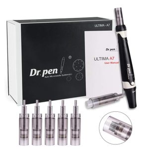 2020 Dr.Pen Auto microneedle System Ultima A7 DR PEN الكهربائية ديرمابين ديرما رولر drpen قلم ديرما إبرة مجهرية للعناية بالبشرة Dr. Pen Ultima A7