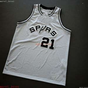 100% cucito TIM Duncan Swingman Jersey XS-6XL Mens Throwbacks Palle di pallacanestro Uomini a buon mercato Uomo Donna Gioventù