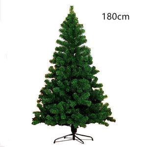 شجرة عيد الميلاد عيد الميلاد الديكور دائم البلاستيك ترايبود قاعدة يجعل من السهل تجميع وتفكيك 180CM شجرة عيد الميلاد Y201020