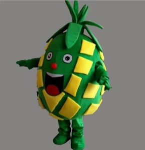 2022 Halloween Ananas Maskottchen Kostüm Top Qualität Cartoon Charakter Outfits Erwachsene Größe Weihnachten Karneval Geburtstag Party Outdoor Outfit