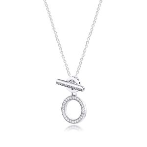 Doppelte Hoop-T-Bar-Halskette für Frauen, lange Halskette, Herz-Stein-Löwe-weibliche Halsband-Halskette, Schmuck Q0531