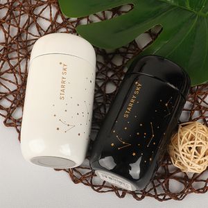 200ml Thermos Bottle Starry Sky Mini小型小容量304ステンレス鋼の真空フラスコのサーモボトル漏れコーヒーMUG LJ201218