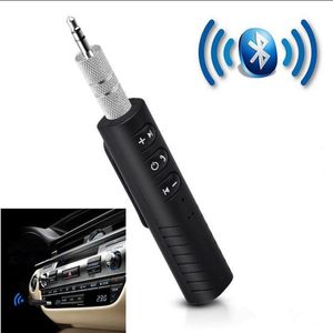 Coche Bluetooth Dispositivo Receptor Aux Audio Adaptador Tipo de clip Mini Wireless Mano-Free Music Kit para Sistema Estéreo Inicio Auriculares con cable