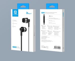 Langsdom Mijiaer Słuchawki przewodowe z zestawem słuchawkowym 3,5 mm w słuchawkach słuchawek do słuchawek do smartfona