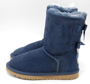 SPEDIZIONE GRATUITA bambini Bailey 2 stivali stivali in vera pelle per bambini stivali da neve solidi Botas De nieve inverno ragazze calzature bambino ragazze stivali 11