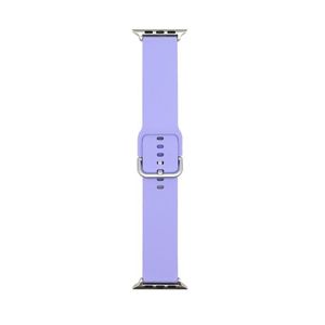 Cinturini per orologi in silicone per Apple Smartwatch 7 6 5 4 3 2 1 SE con doppia fibbia Bottone in metallo compatibile con iwatch 41/38/40mm 45/42mm/44mm Smart Strap