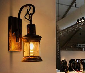 Retro industrial vento lâmpada de parede bar café restaurante americano corredor nostálgico corredor decoração de parede criativa lâmpadas de ferro individual