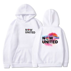 이제 United Oversized Hoodies 남성 스웨터 겨울 유엔 팀 키즈 하라주쿠 까마귀 Now United - 더 나은 앨범 Streetwear 여성 211231