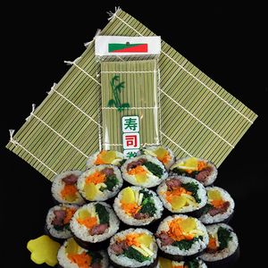 Sushi Curtain Cooking Accessories Sushi Rolling Roller Hand Maker Sushi Tools Onigiri Rice Rollers Bamboo Non-stick