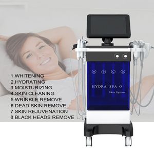SPA Facial Machine Hydro Dermabrasion Ultrasound Skin Scrubber Vacuum Pores Cleansing Microdermabrasion Water Oxygen Jet Peel Machine with PDT Light