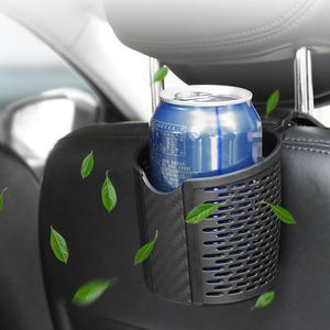 Portabicchieri per sedile posteriore universale per auto Poggiatesta da appendere Supporto per bottiglie d'acqua per bevande Portaoggetti per camion Auto Interior Organizer