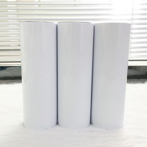 Sublimação 20oz 30oz de tumblers magros em branco com tampa e palhas DIY para o presente de aço inoxidável de aço inoxidável Carro portátil Canecas