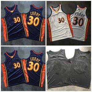 Vintage 30 swingman malha bordado logotipos costurados jerseys de basquete