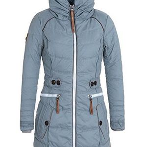 Kış Ceket Artı Boyutu Bayan Parkas Kalınlaşmak Sıcak Giyim Katı Kapüşonlu Mont Maxi Kadın İnce Pamuk Yastıklı Temel Tops 201210