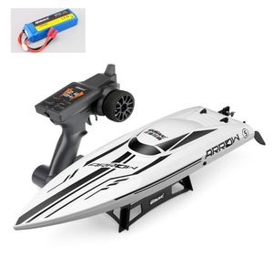 Extreme Speed Brushless Remote Control Boat Speedboat 2.4G 55KM/H 200M 64CM Large Waterproof Ship Over Reset Smart RC Boat Model
