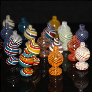 Hosahs Wholeasle Bubbles Colver Cap Colored Bubble Carb Caps For Flat Top Quartz Banger Nails Dabber Glass Bongs Dab Oil Rigs