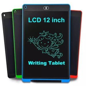 LCD Writing Tablet 12 Inch Drawing Tablet Digital Graphics Tablet Electronics Drawing Board Erasable Handwriting Pads Light pad