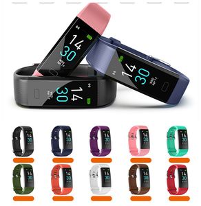 S5 di seconda generazione smart wristbands pressione sanguigna fitness cardiaco frequenza metro passo temperatura braccialetto business regalo sportivo braccialetti sportivi