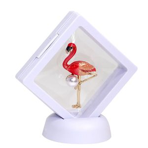 Perle Strass Kranz Schmetterling Flamingo Brosche für Frauen mit Geschenkbox Trendige elegante Kreis Blatt Brosche Pins Party Hochzeitsgeschenke