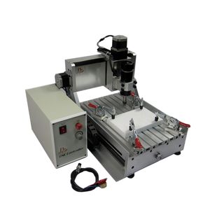 CNC 3020 Gravering skärmaskin Mini Processing Machinery CNC Router Engraver Cutter 3020Z 1500W Spindle For Woodworking Milling 3 Axis 4 Axis