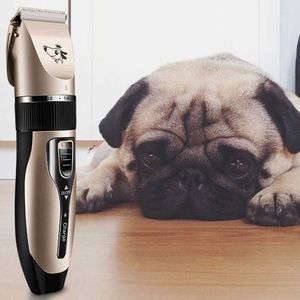 Professionell husdjurshår Hårtrimmer Clipper Animal Grooming Clippers Cat Paw Claw Nail Cutter Machine Shaver Electric Scissor2790