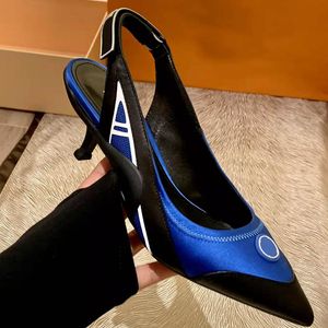 2022 ilkbahar ve sonbahar yeni stil sandalet sivri burun seksi bayanlar ayakkabı tasarımcısı lüks yüksek kaliteli kadın ayakkabısı 35-41 boyutu ile kutu