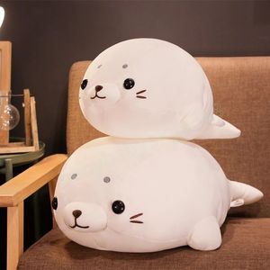 Soft Cute Seals Plush Toy Sea World Animal Sea Lion Plush Stuffed Doll Big-Eyes Baby Birthday Gift for Kids Dolls