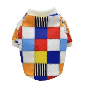 Colorato Bulldog francese Vestiti per cani di piccola taglia Inverno Chihuahua Cappotto Pug Puppy Dog Felpa con cappuccio Ropa Perro Cani Animali domestici Abbigliamento B1072 201114