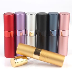 8ml Portable Mini travel Perfume Atomizer twist top refill aluminium perfume mist spray bottle Pocket Cologne Sprayer