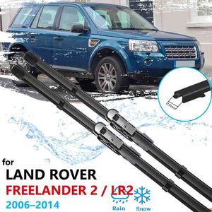 Lâmina WIPER para Land Rover Lander 2 LR2 2006 ~ 2014 Windshield Wipers Acessórios para carros 2007 2009 2010 2011 2012 2013