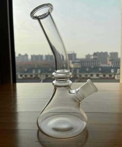 L'ultimo artigianato in vaso con pistola in vetro narghilè da 20 cm in vetro borosilicato ad alto contenuto di fumo, con accessori, supporta il logo in stile personalizzato