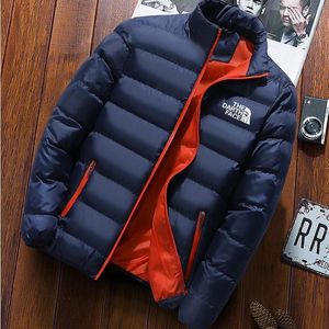 XXXXL New Winter Jacket Men Fashion Stand Collar Male Parka Jacket Mens Solid Thick Jackets and Coats Man Parkas 201023