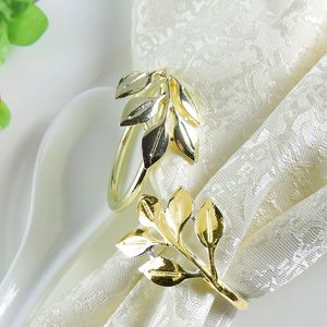 12pcs Napkin Rings Leaf Adornment Wedding Party Banquet Christmas Dinner Decoration Napkin Holder Table De jllGtf