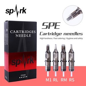 HJ tattoo machine Disposable safety needle sterilized RL RS RM M1 20pcs/box Pick Cartridge, Permanent Makeup, Eyebrows 211229