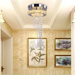 Modern LED crystal ceiling lamps creative living room lighting rotunda lamp atmospheric dining room lamp bedroom ceiling lights