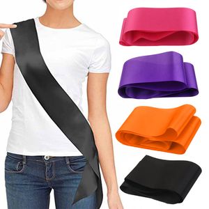 Blanko-Schärpe, Schulterband, Etikette-Riemen, geeignet für DIY, leere Etikette-Schultergurte, Party-Dekorationen, Etikette-Gürtel