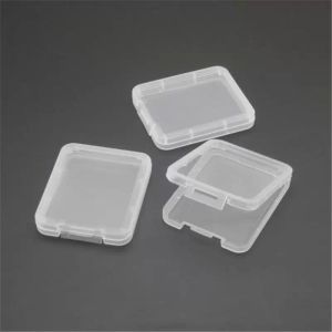 Home Storage Boxes Bins SD XD TF MMC Memory Card Holder CF Cards Protection Container Plastic Transparent Storage Box Jewel Case