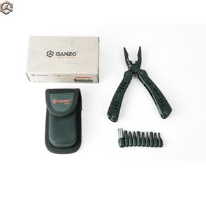 Ganzo G103 Multitool Pocket Folding Plier Camping Survival Knife Multi Tool Pliers Conbination Hand Tools EDC with tool bag Y200321