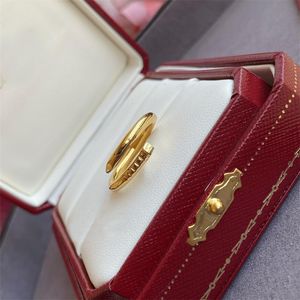 2021 Sieraden Ontwerpers Luxurys Ringen voor Vrouwen Ornamenten Mannen Luxe Sieraden Ring Goudkwaliteit Engagement