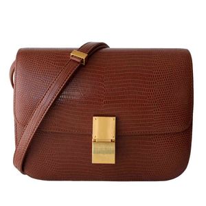 Umhängetasche Totes Eidechsenledertasche Klassisches Gepäckarmband Revershandtasche Kostenlose Lieferung 220112