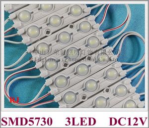 Wholesale wide angle led resale online - LED module aluminum PCB board PVC injection with wide angle lens IP65 LED module for sign letter DC12V led W SMD