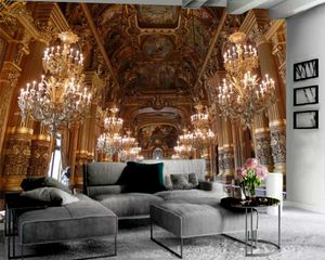 3d Wallpaper Wall European Style Gorgeous Palace 3D Wallpaper Premium Atmospheric Interior Decoration Classic 3d Wallpaper